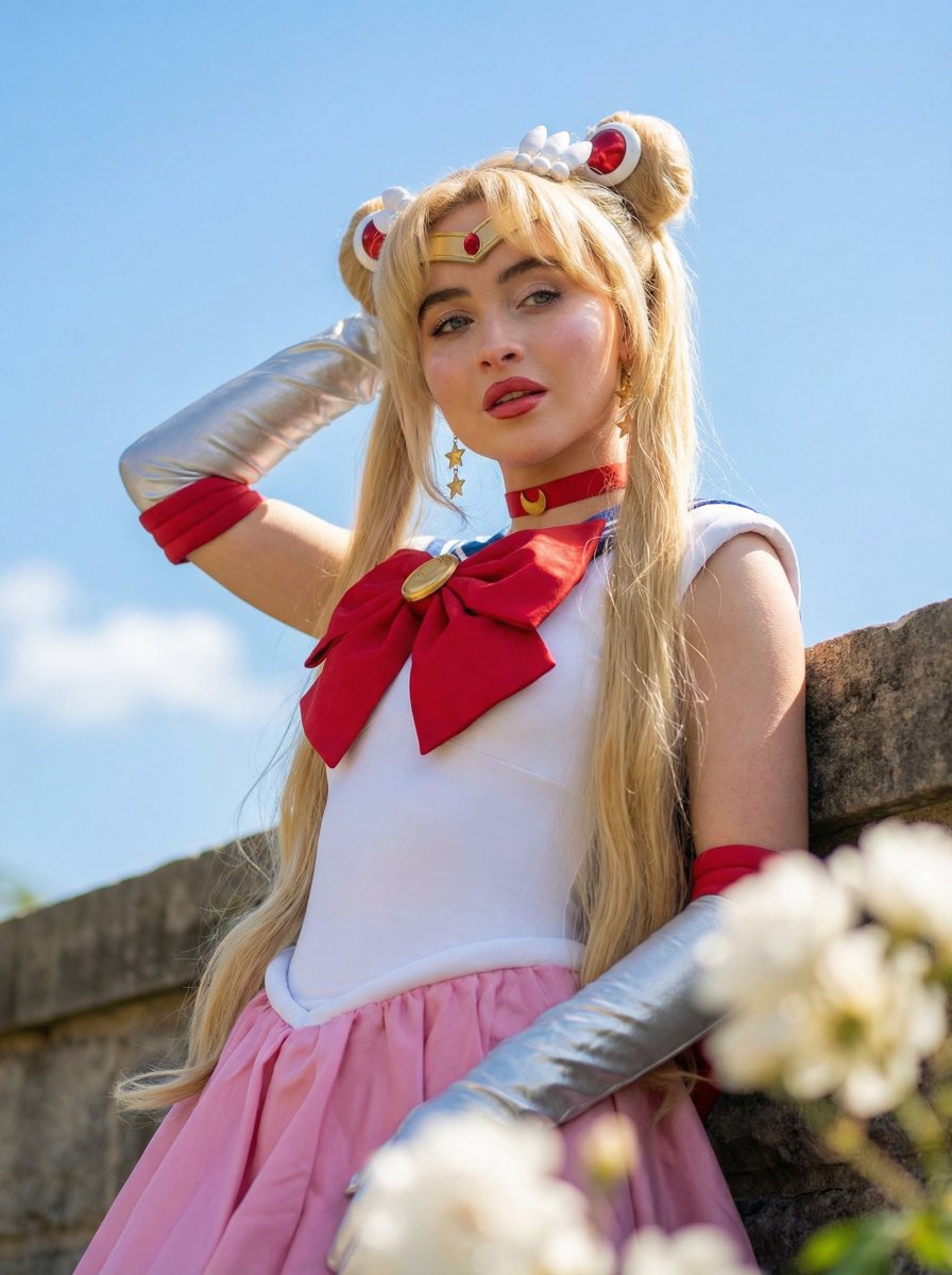 Prompt For Sabrina Carpenter Magical Girl Cosplay — Nano Banana Pro image prompt example