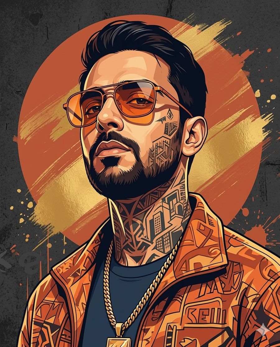 Prompt For Stylized Urban Portrait With Reference Image Fidelity — Nano Banana Pro image prompt example