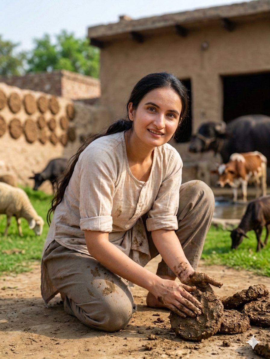 Punjabi Village Tradition Portrait — Nano Banana Pro image prompt example