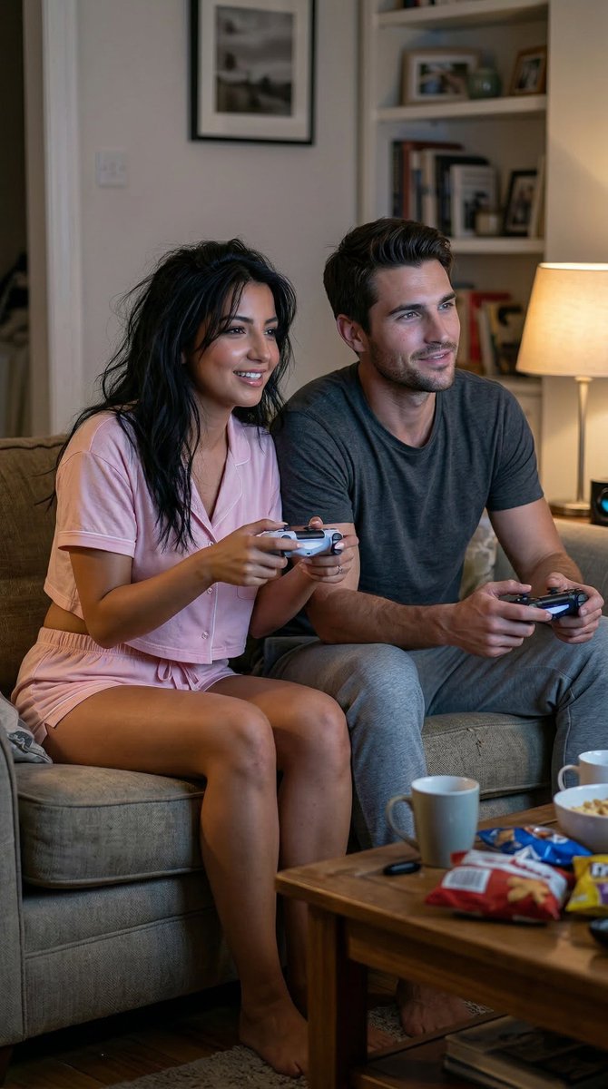 Realistic Gaming Couple Portrait Prompt For Nano Banana 2 — Nano Banana Pro image prompt example