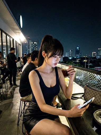 Reference Based Photo Editing For Candid Night Scene — Nano Banana Pro image prompt example