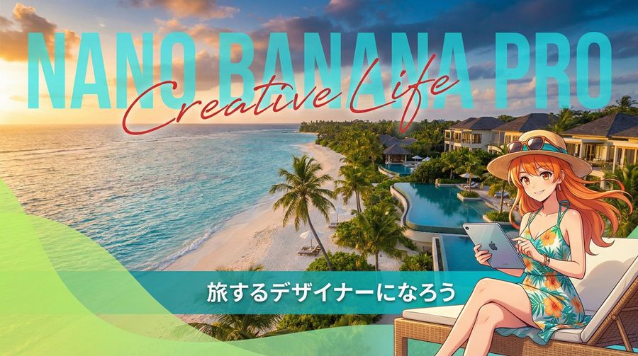 Resort Workcation Eyecatch Prompt Yaml Structure — Nano Banana Pro image prompt example