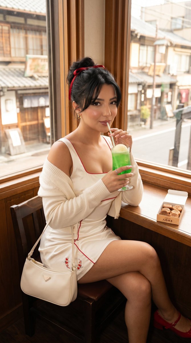 Retro Tokyo Soft Girl Photography — Nano Banana Pro image prompt example