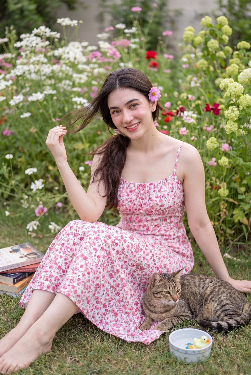 Secret Garden Floral Portrait — Nano Banana Pro image prompt example