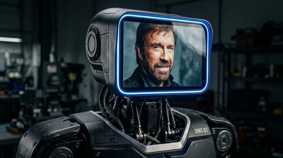 Sleek Lcd Face Robot Prompt — Nano Banana Pro image prompt example