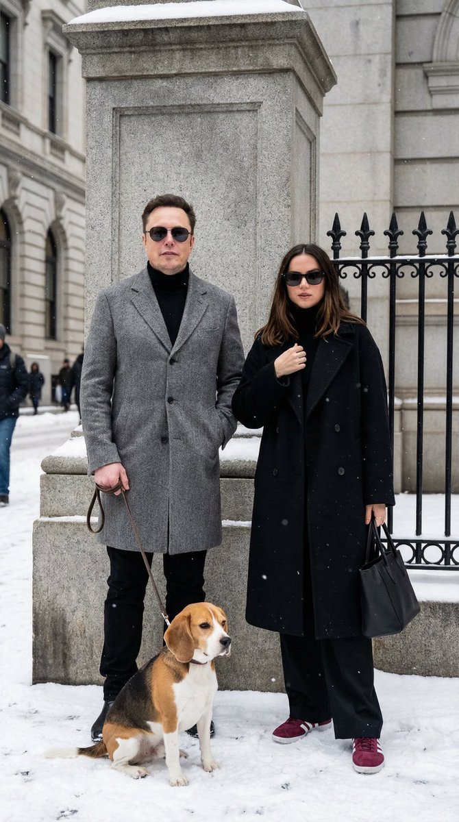 Sophisticated Urban Winter Couple Portrait — Nano Banana Pro image prompt example