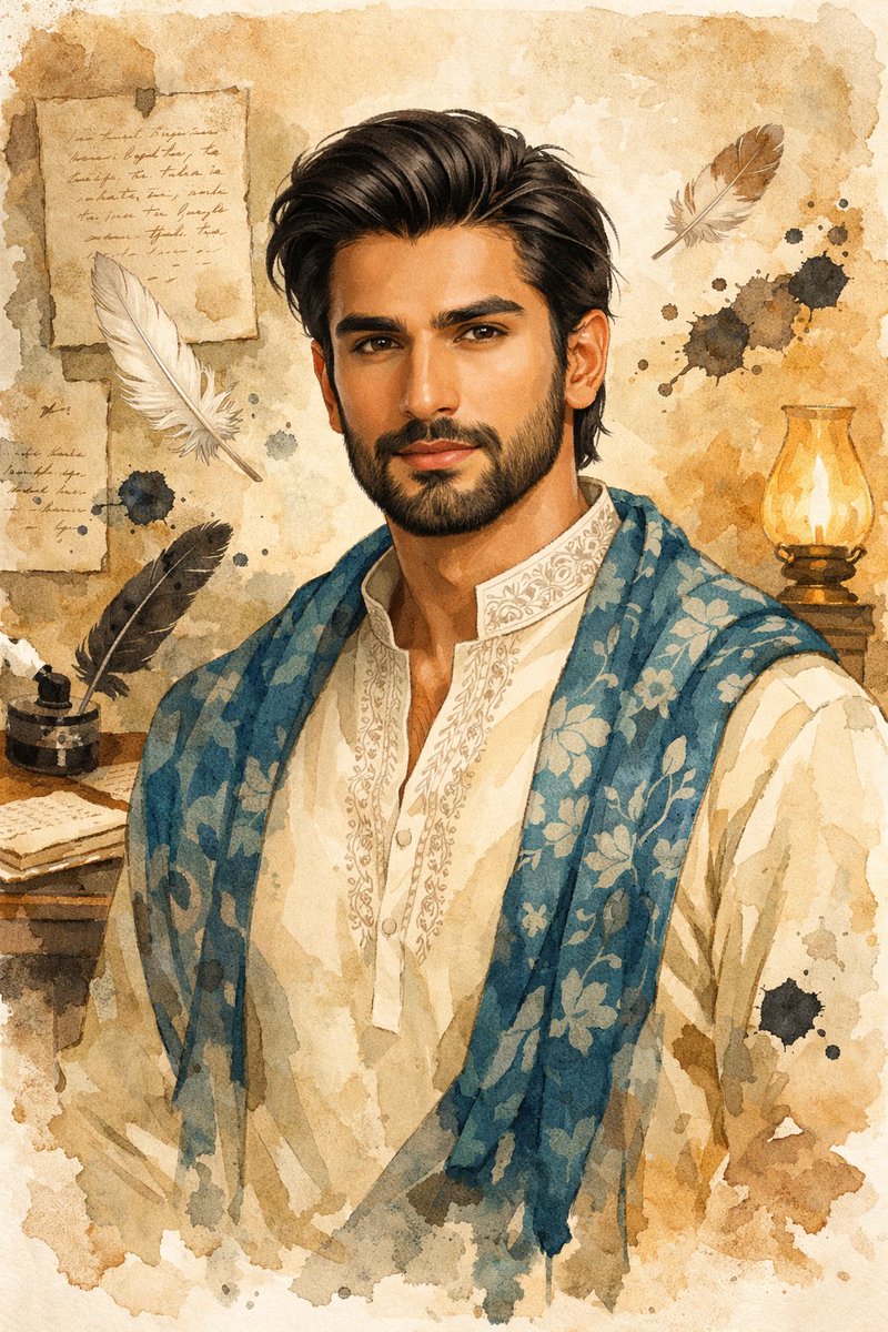 South Asian Male Character Illustration Prompt For Gemini Nano Banana Pro — Nano Banana Pro image prompt example