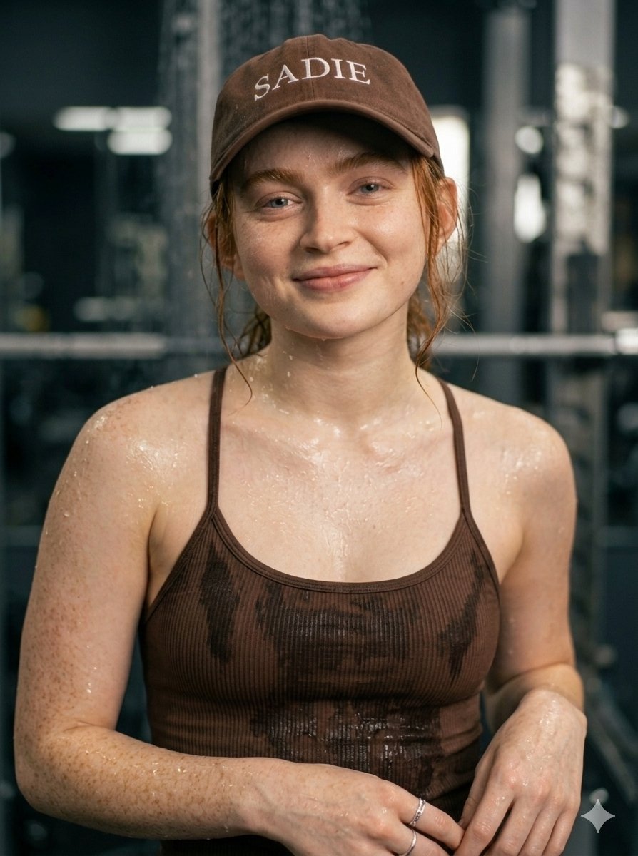 Structured Prompt For Woman Posing In A Gym — Nano Banana Pro image prompt example