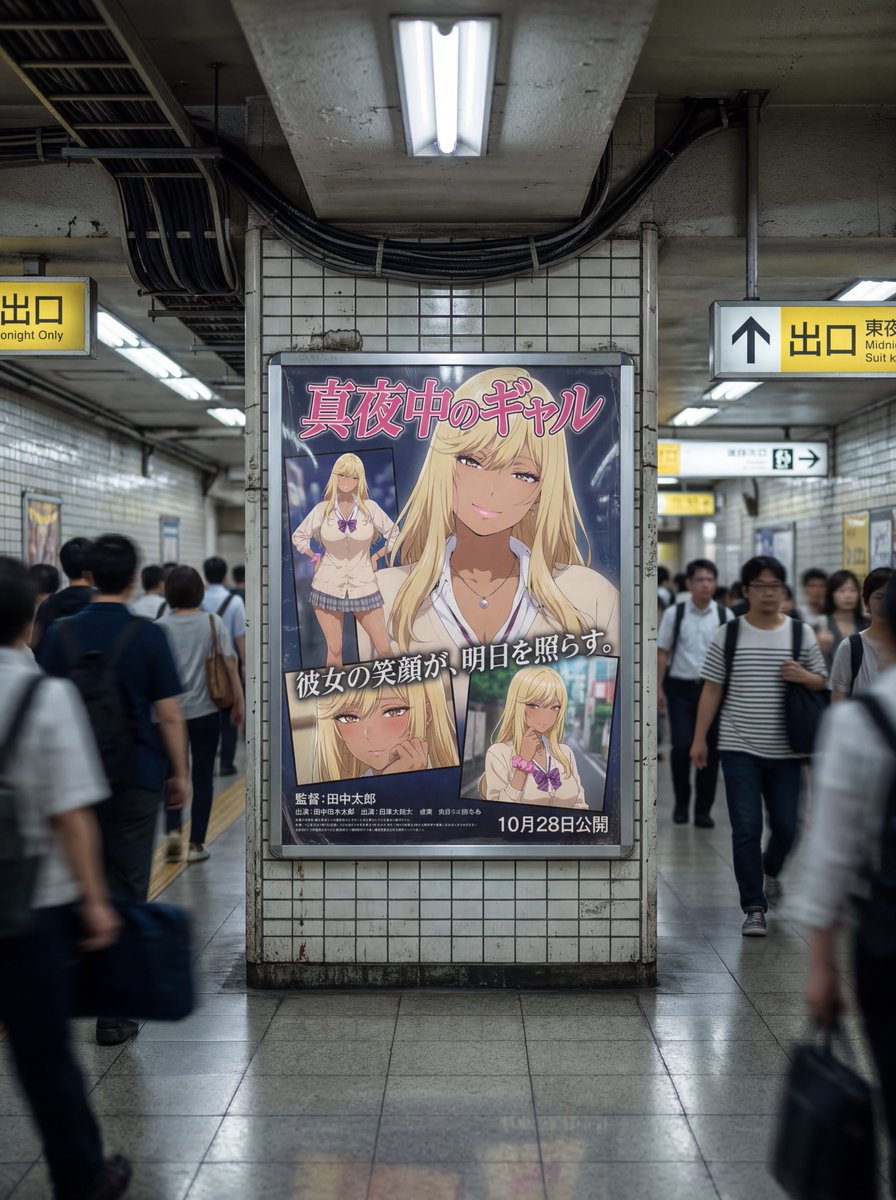 Subway Ad Poster Prompt For Character Image Generation Portfolio Style — Nano Banana Pro image prompt example