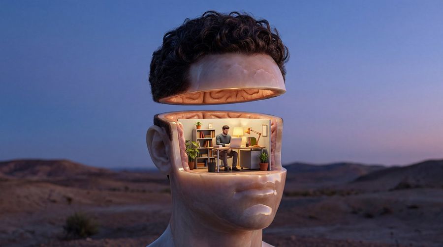 Surreal Symbolic Head Prompt — Nano Banana Pro image prompt example