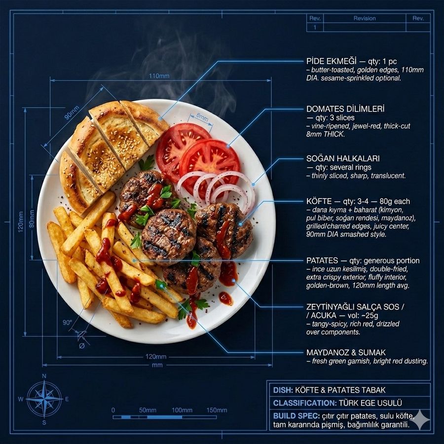 Technical Architectural Blueprint Of Kfte  Patates — Nano Banana Pro image prompt example