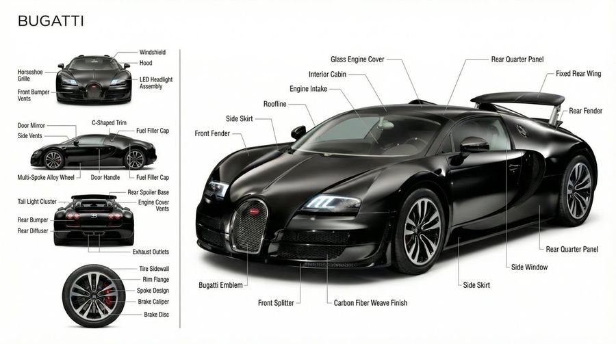Technical Product Documentation Prompt Porsche — Nano Banana Pro image prompt example