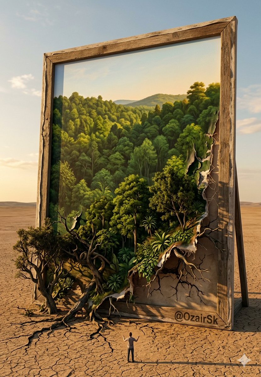The Painting That Refused To Be Finished — Nano Banana Pro image prompt example