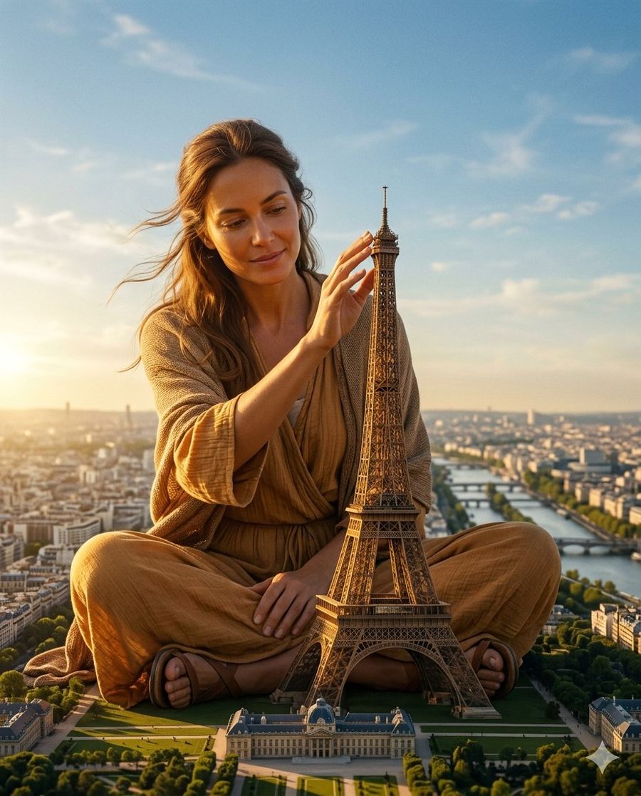 Titanic Woman In Paris Prompt — Nano Banana Pro image prompt example