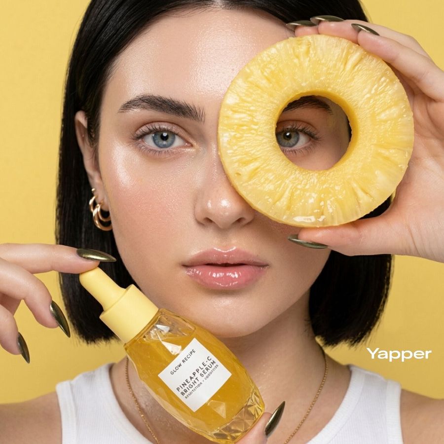 Tropical Skincare Product Photography — Nano Banana Pro image prompt example