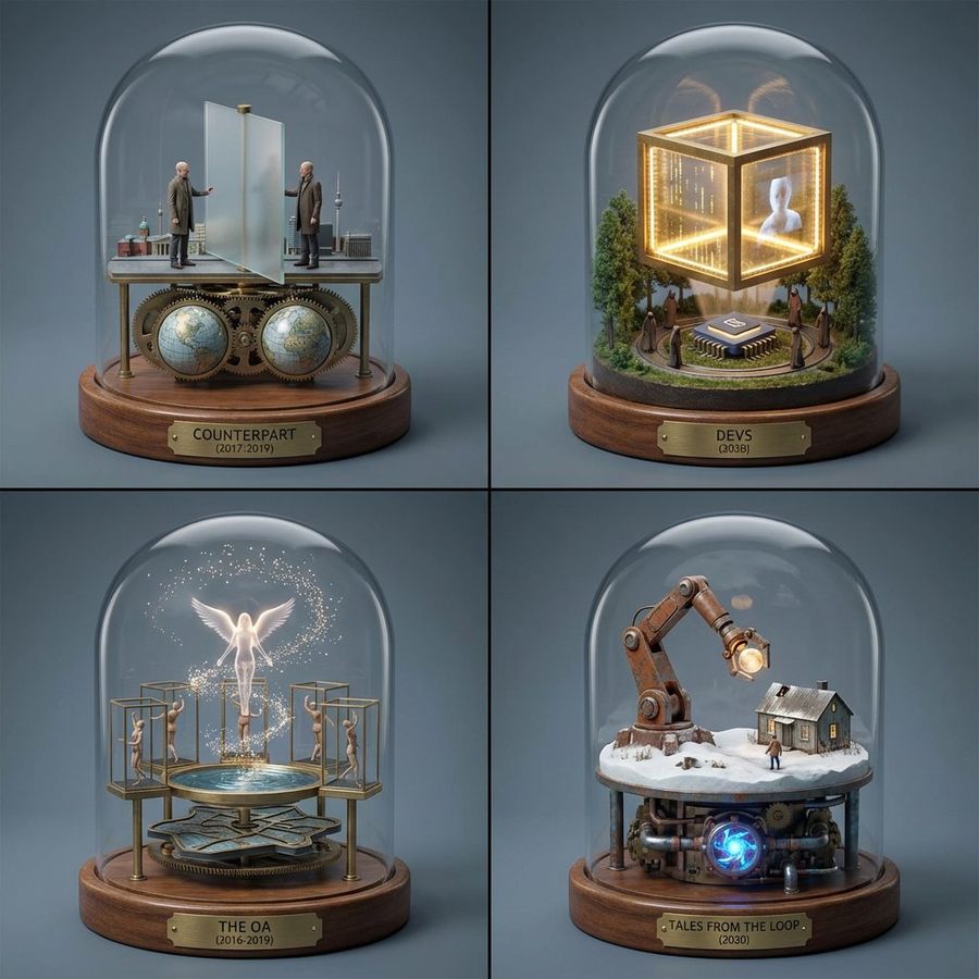 Tv Series Recommendation Engine  Miniature Set Designer — Nano Banana Pro image prompt example