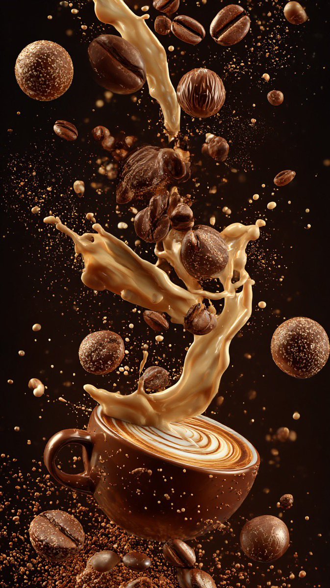 Ultra Cinematic Coffee Splash Photography — Nano Banana Pro image prompt example