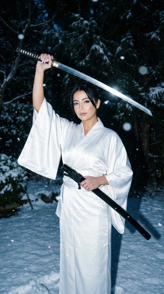 Ultra Cinematic Winter Samurai Portrait — Nano Banana Pro image prompt example