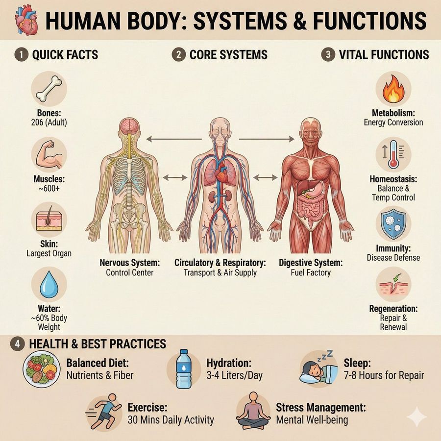 Ultra Clean Anatomy Infographic Prompt — Nano Banana Pro image prompt example