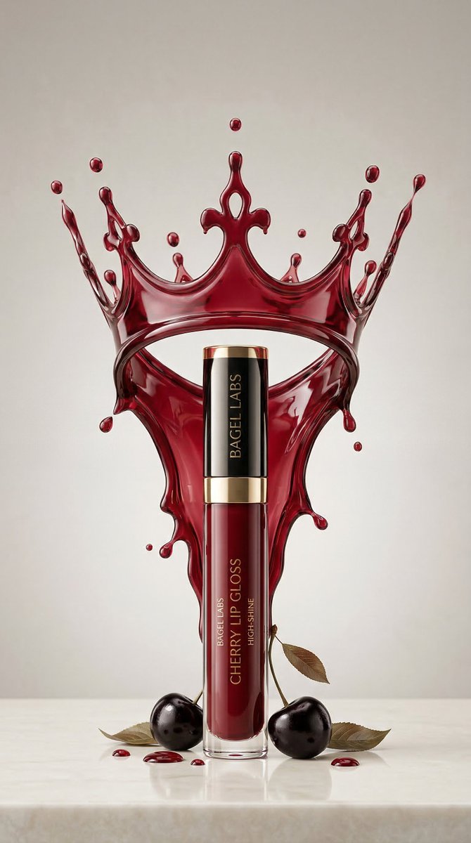 Ultra Luxury Beauty Packshot For Bagel Labs — Nano Banana Pro image prompt example