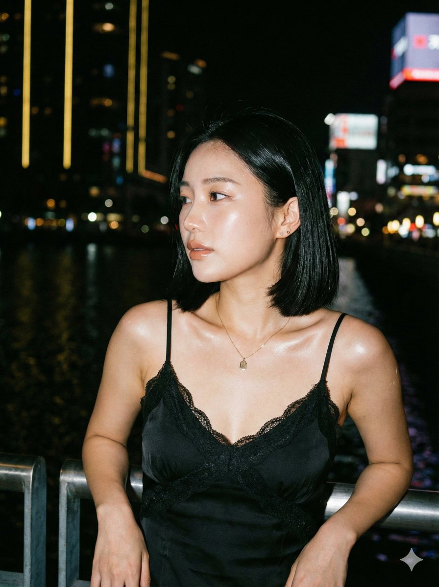 Ultra Photorealistic Nighttime Portrait With Flash — Nano Banana Pro image prompt example
