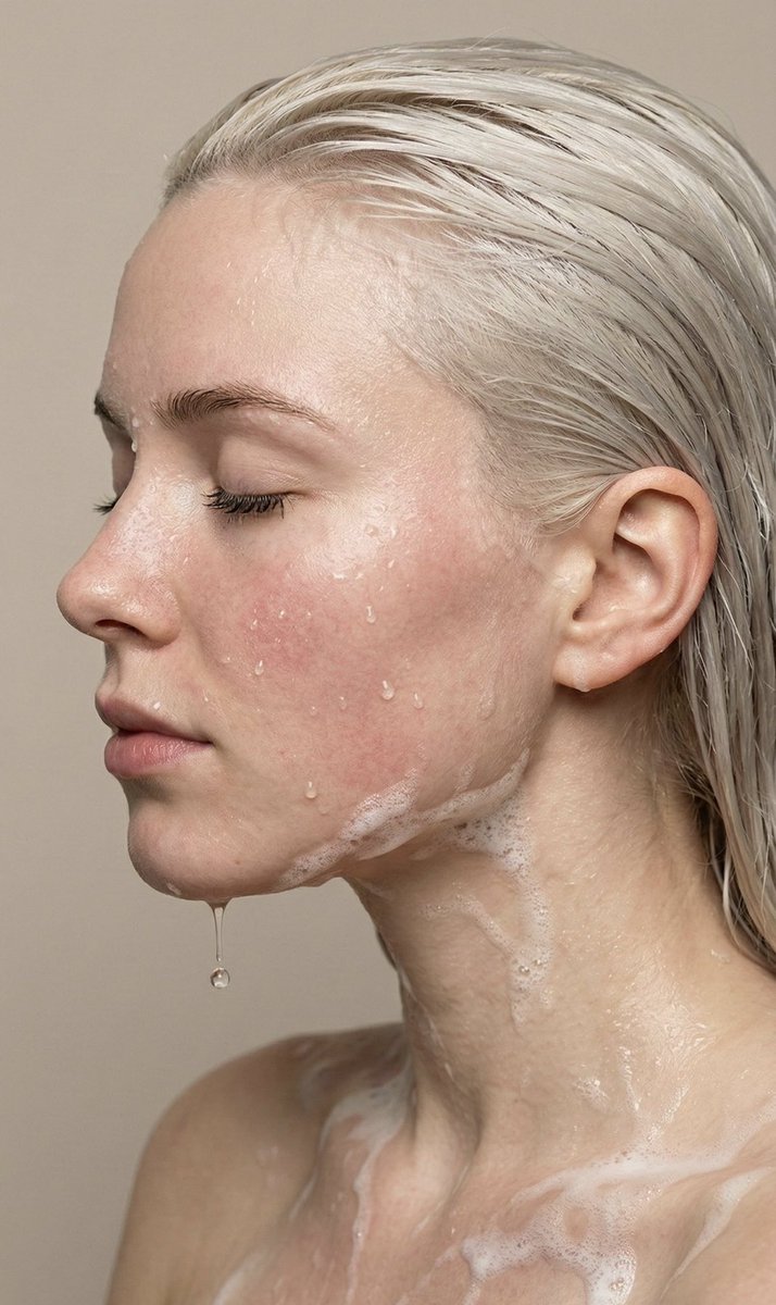 Ultra Photorealistic Wet Skin Macro Portrait Prompt — Nano Banana Pro image prompt example