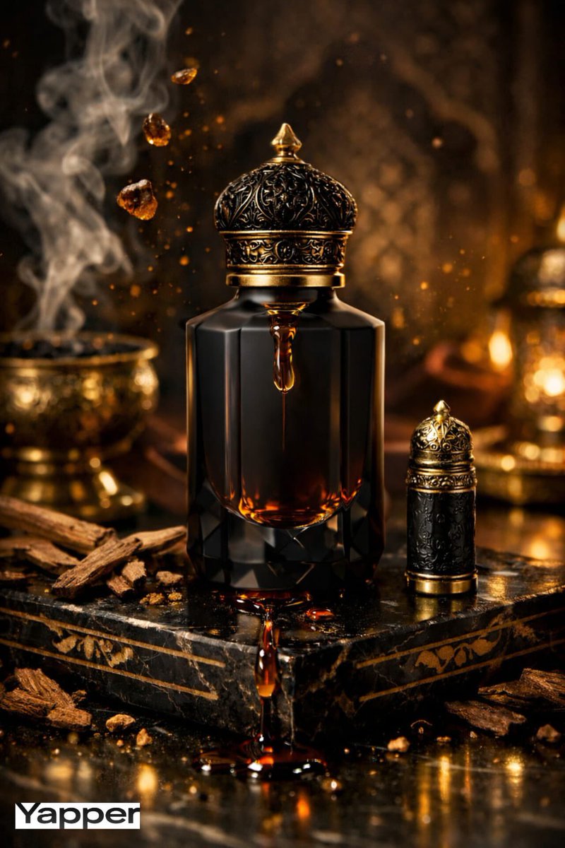 Ultra Premium Arabian Luxury Perfume Product Photography — Nano Banana Pro image prompt example