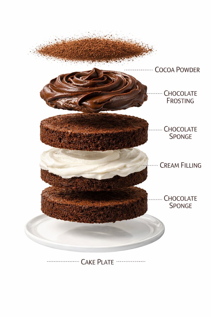 Ultra Realistic Chocolate Cake Food Photography With Motion Prompt — Nano Banana Pro image prompt example