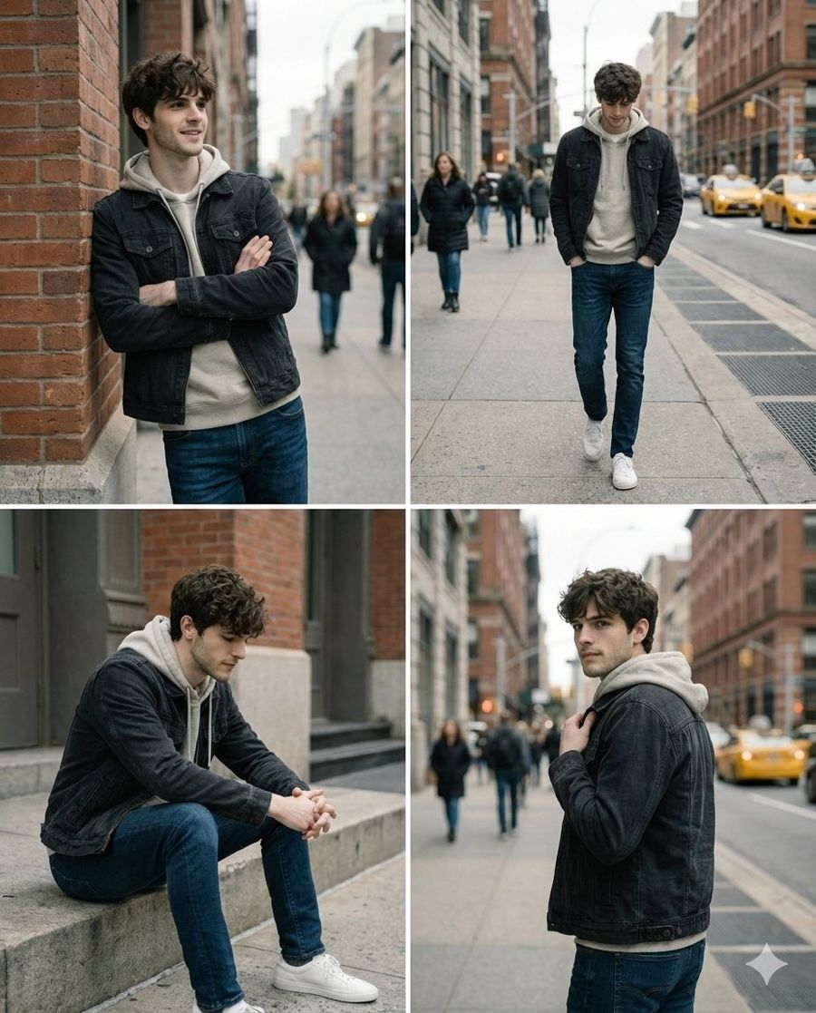 Ultra Realistic Cinematic Urban Portrait — Nano Banana Pro image prompt example