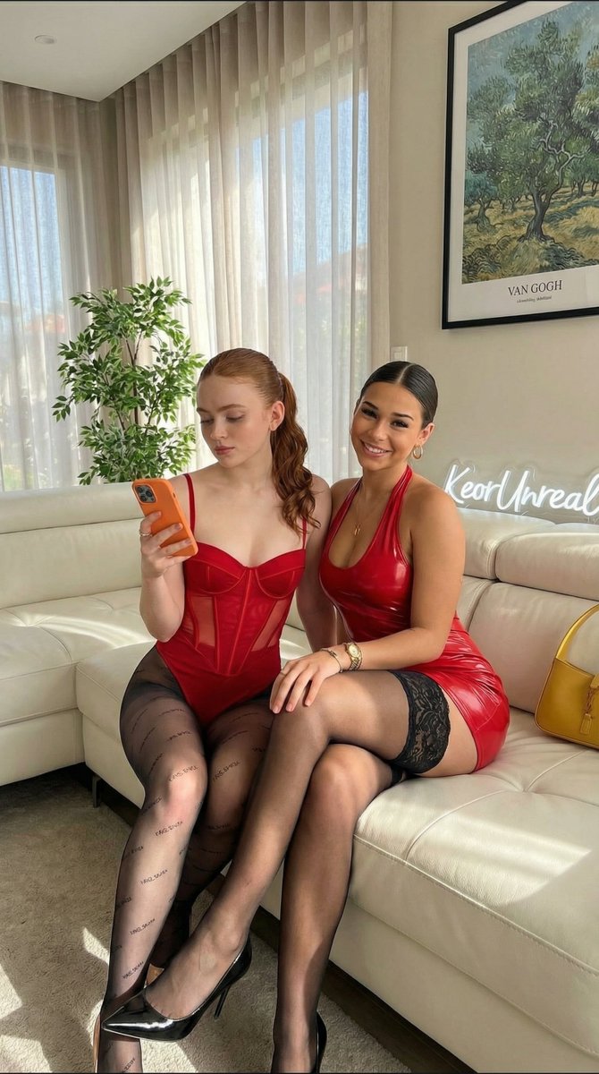 Ultra Realistic High End Smartphone Portrait Of Two Stylish Women — Nano Banana Pro image prompt example