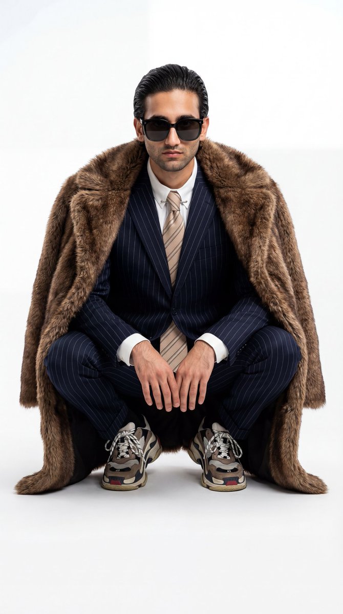 Ultra Realistic Luxury Fashion Editorial Portrait — Nano Banana Pro image prompt example