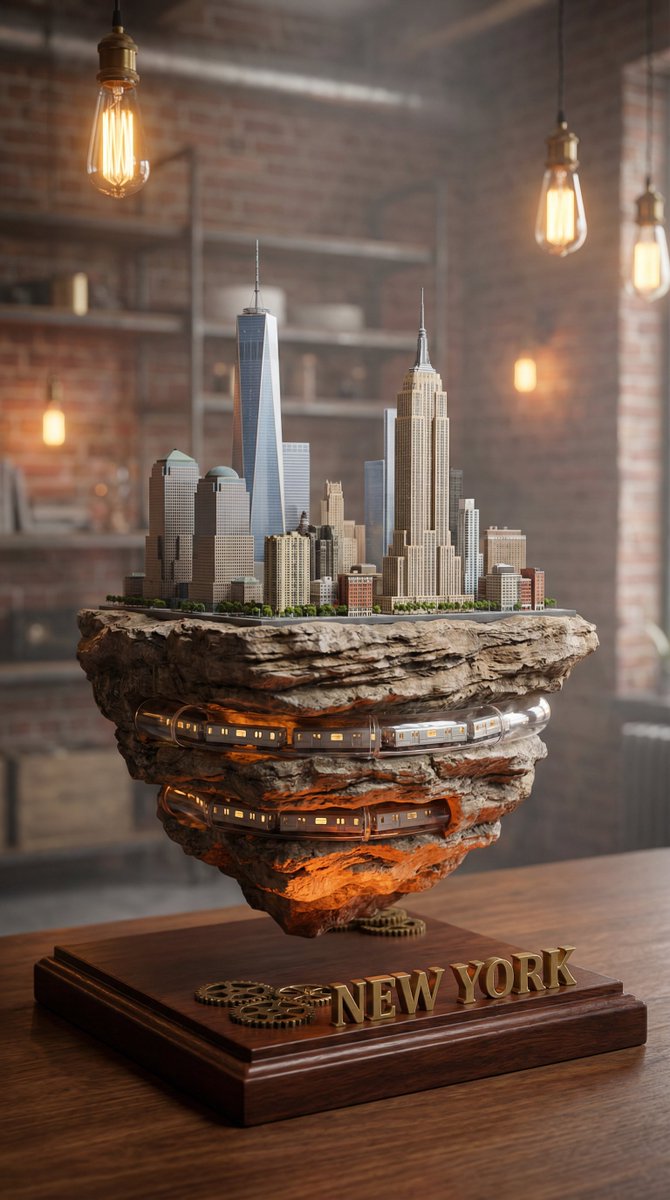 Ultra Realistic Macro Miniature City Prompt — Nano Banana Pro image prompt example