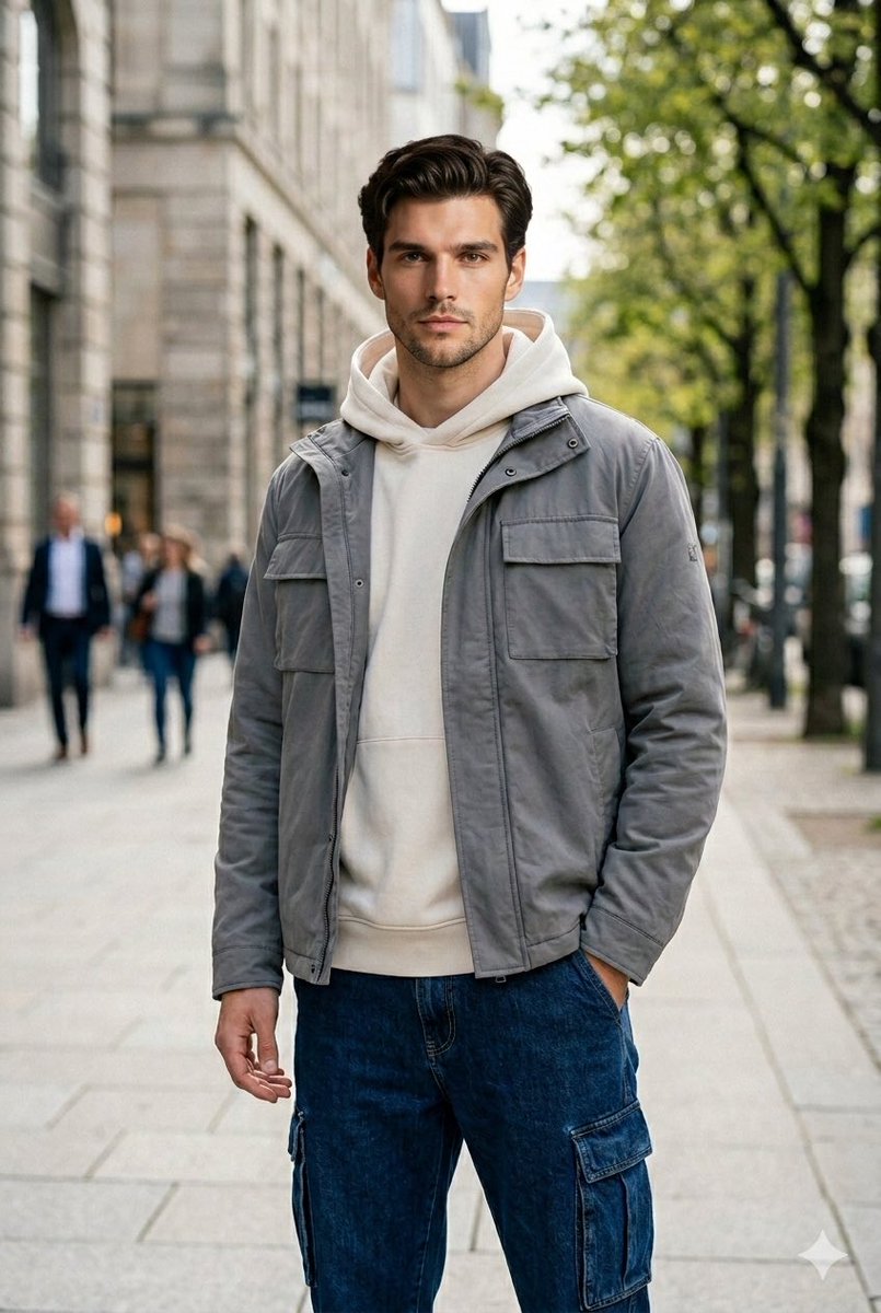 Ultra Realistic Urban Portrait Of A Young Man — Nano Banana Pro image prompt example