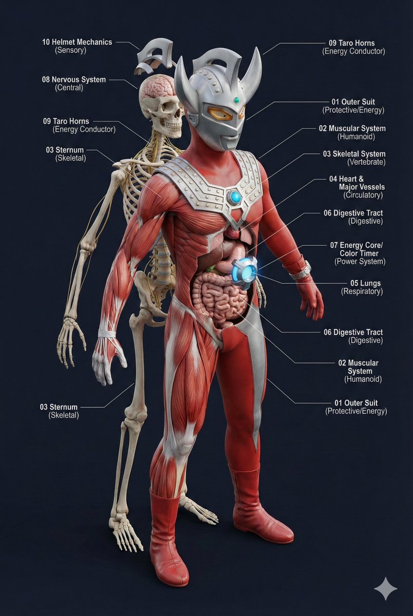 Universal 3d Anatomy Dissection Prompt — Nano Banana Pro image prompt example