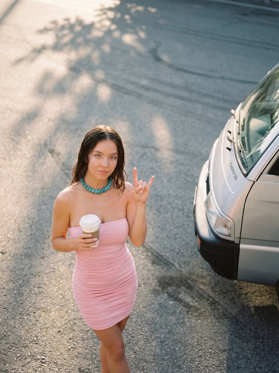 Urban Summer Portrait With High Angle Shot — Nano Banana Pro image prompt example