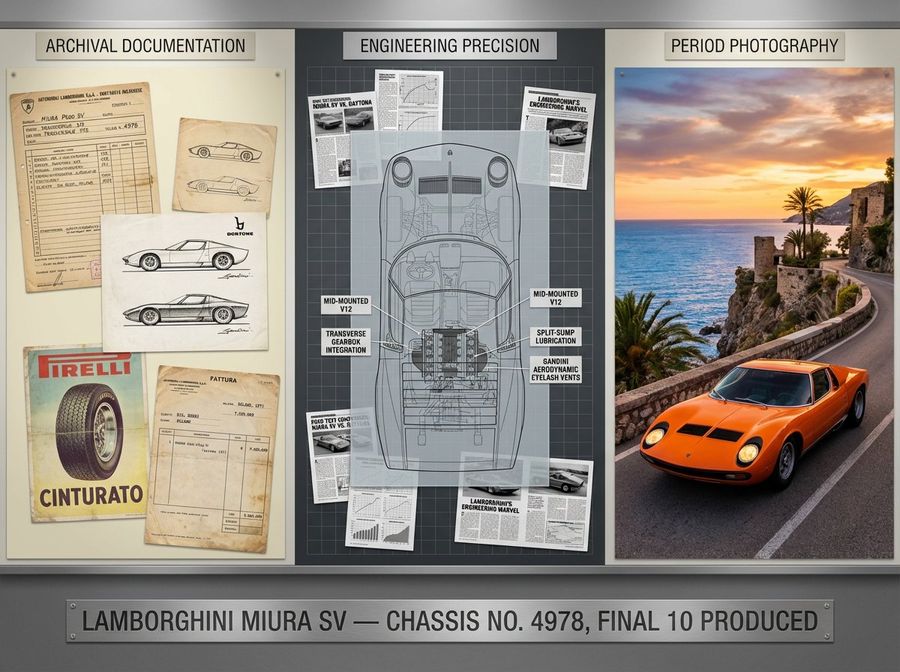 Vehicle Biography Documentation Board Template — Nano Banana Pro image prompt example