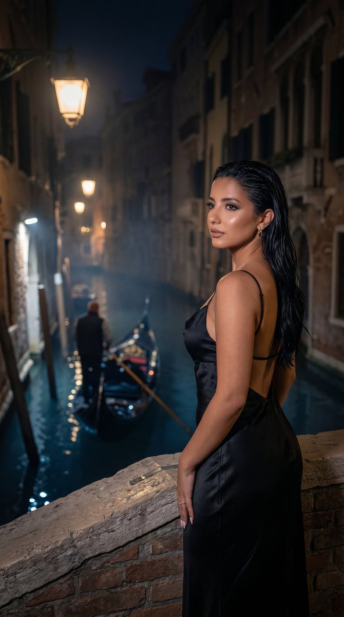 Venice Dark Romance Fashion — Nano Banana Pro image prompt example