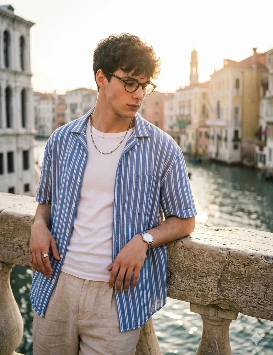 Venice Rialto Bridge Portrait Prompt — Nano Banana Pro image prompt example