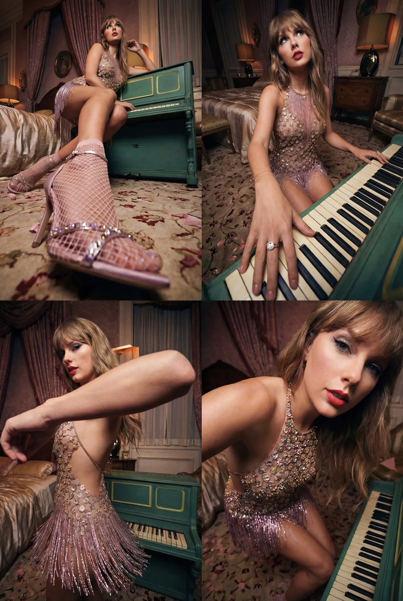 Vintage Glamour Piano Series Prompt — Nano Banana Pro image prompt example