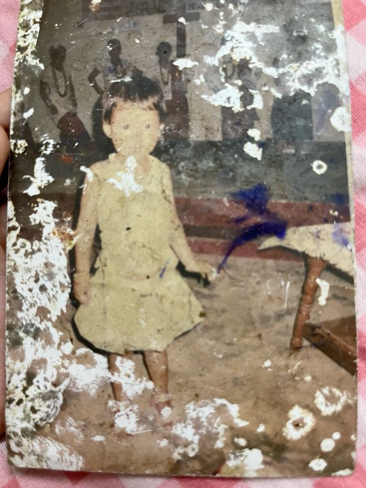 Vintage Photo Restoration Of East Asian Girl — generated with Nano Banana Pro