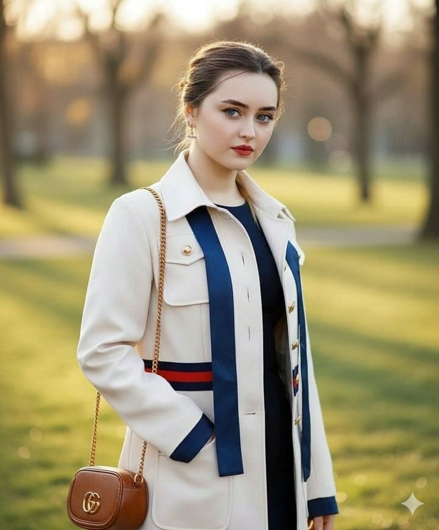 Vogue Style Luxury Trench Coat Fashion Portrait — generated with Nano Banana Pro