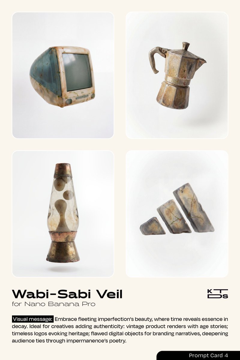 Wabi Sabi Veil Aesthetic Prompt — Nano Banana Pro image prompt example