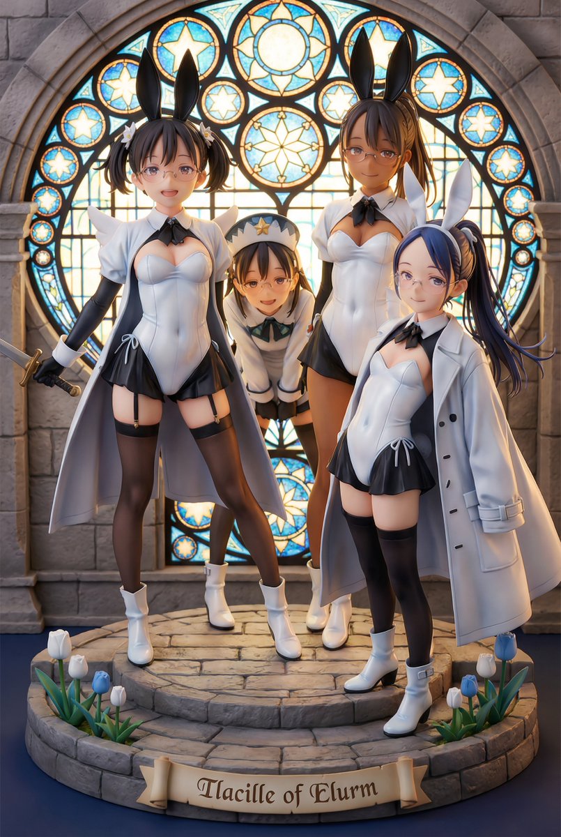 White Fairy Party Figurine Generation — Nano Banana Pro image prompt example