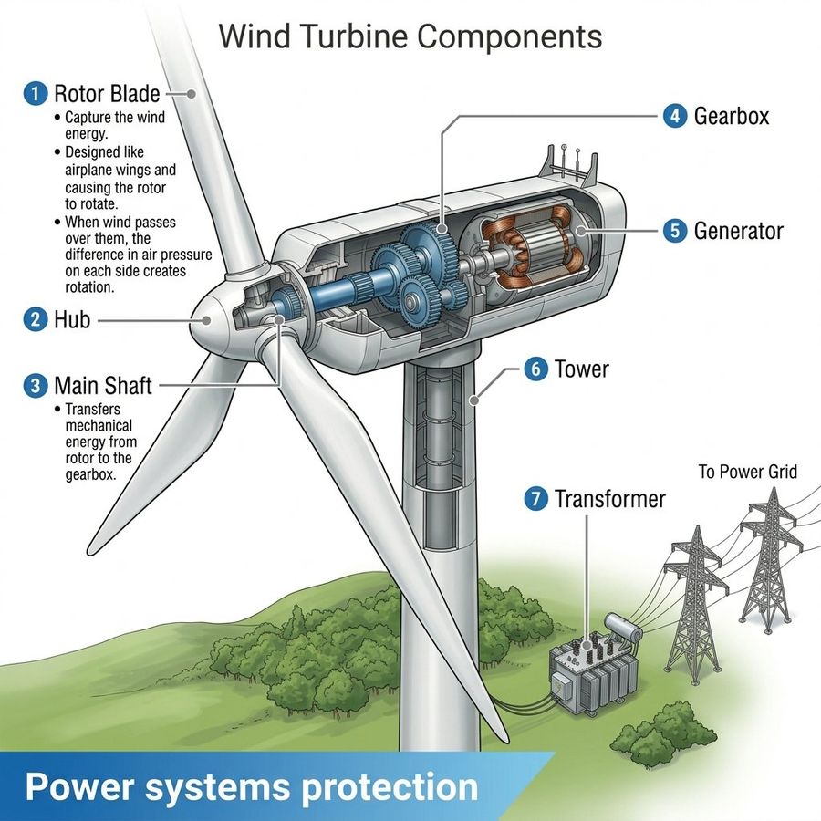 Wind Turbine Technical 3d Schematic — Nano Banana Pro image prompt example
