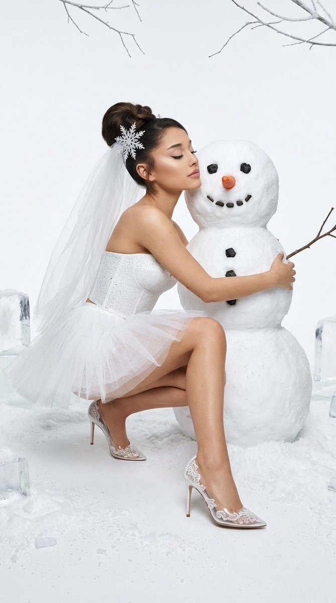 Winter Fantasy Editorial With Emma Myers Lookalike — Nano Banana Pro image prompt example