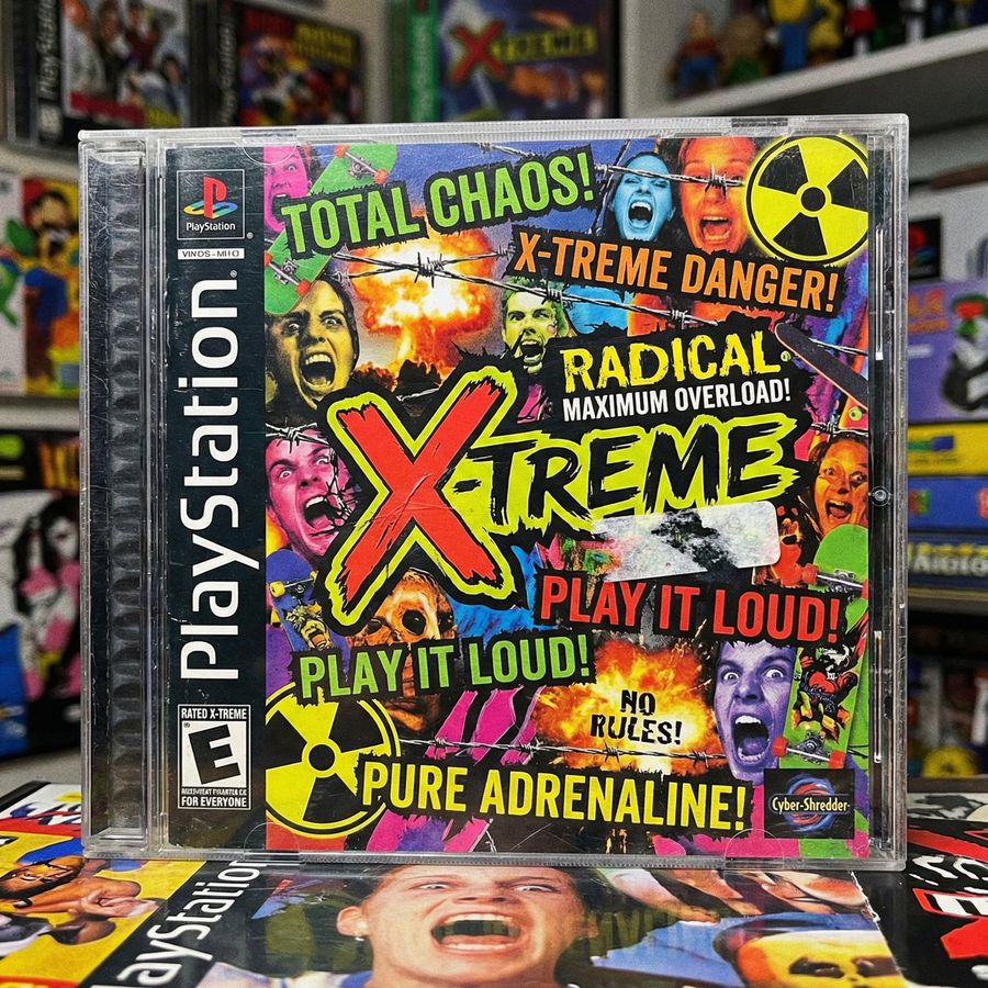 X Treme 90s Playstation Game Case — Nano Banana Pro image prompt example