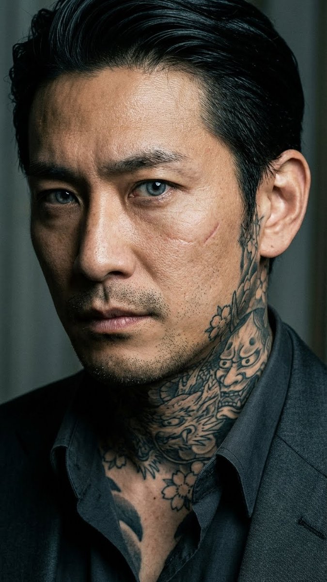 Yakuza Portrait With Irezumi Tattoos — Nano Banana Pro image prompt example