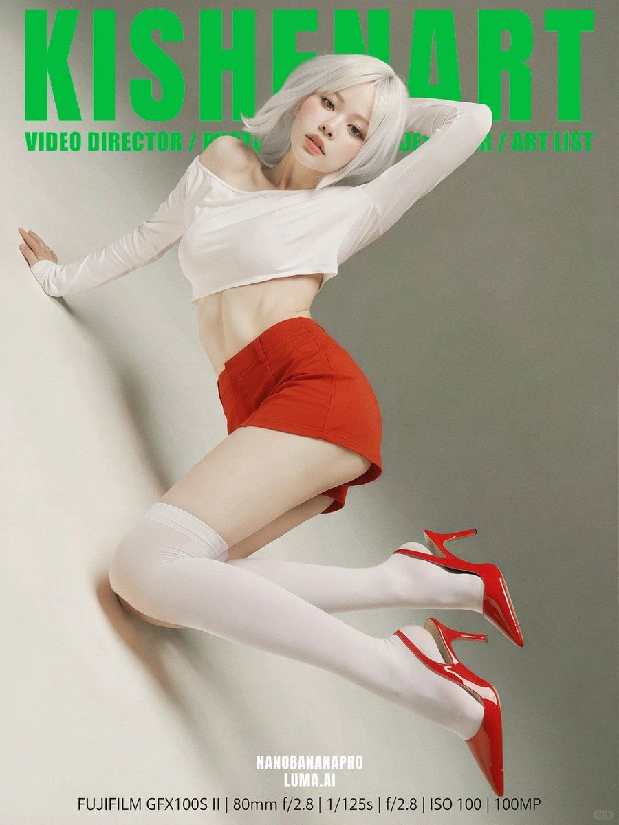 Yamamoto Style Fashion Portrait — Nano Banana Pro image prompt example