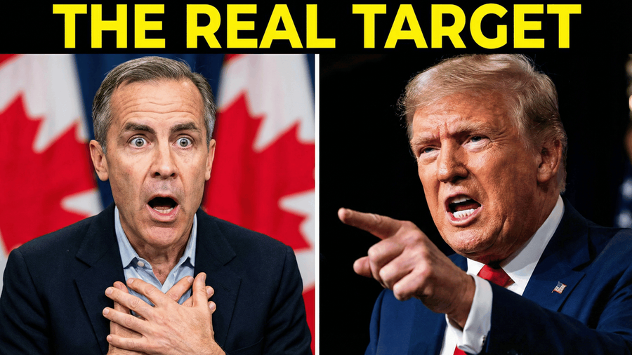 Youtube Thumbnail Prompt Political Split Screen — Nano Banana Pro image prompt example