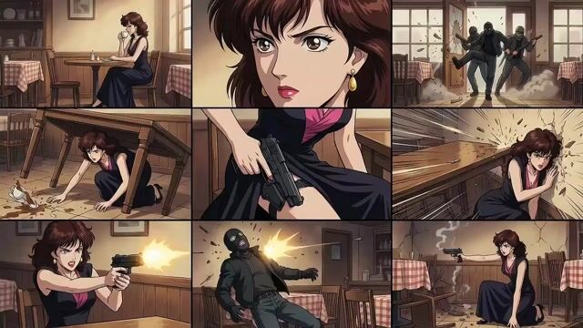 90s anime style, action sequence — Seedance 2.0 video prompt example